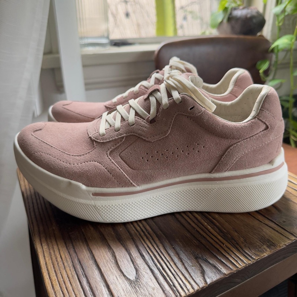 Ahnu Men's Suede Sneakers Casual Tennis Shoes Comfort Walking Fashion